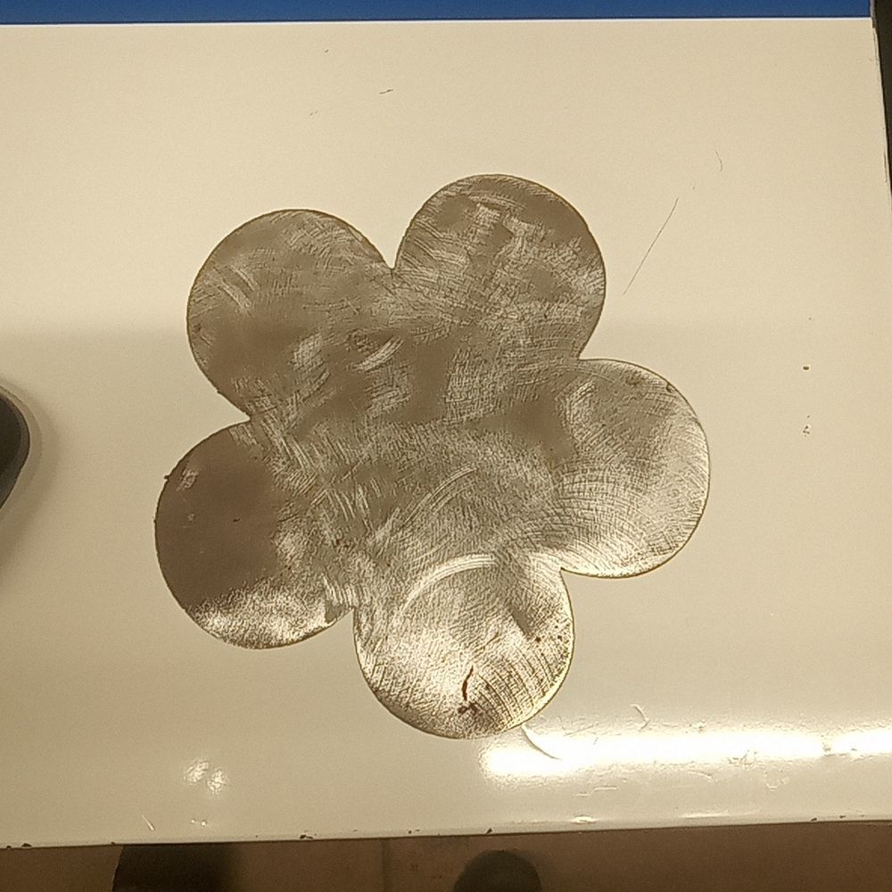Flower template thin and clean finish